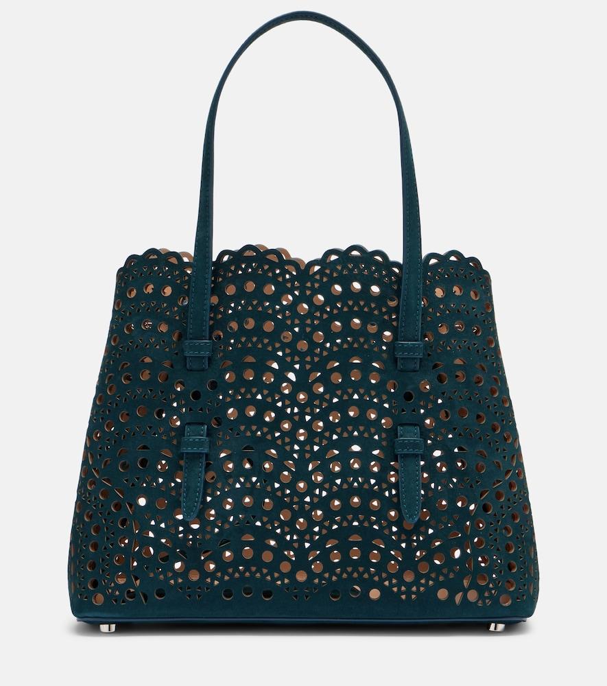 alaïa le mina 25 vienne wave leather tote bag