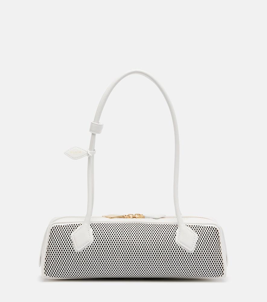 alaïa le teckel medium leather shoulder bag