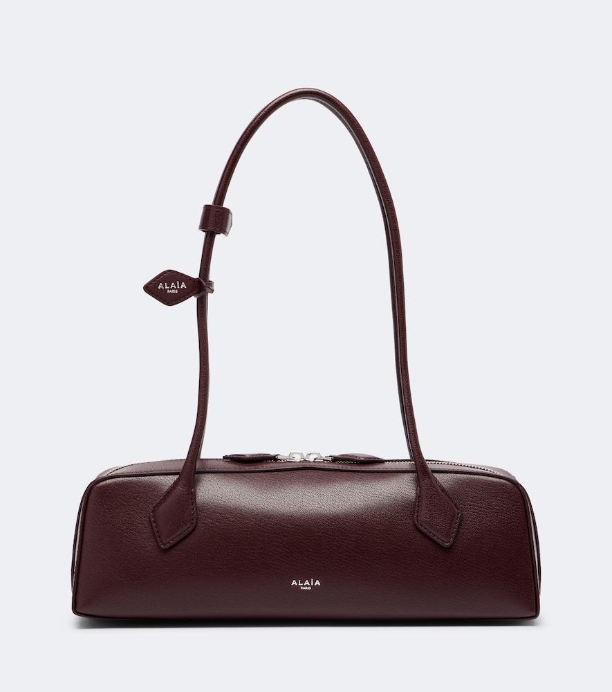 alaïa le teckel medium leather shoulder bag