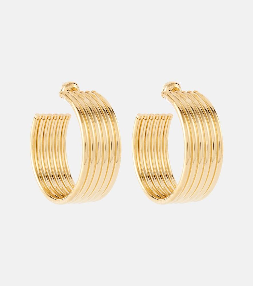 alaïa loop hoop earrings