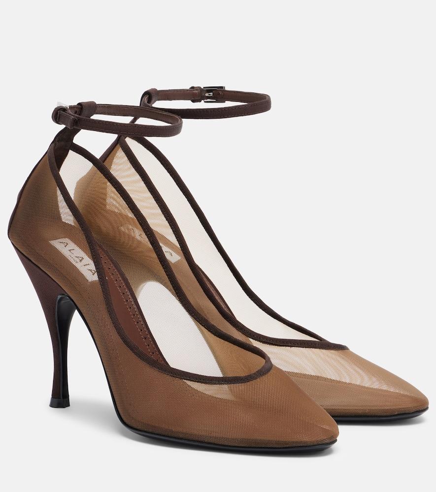 alaïa mesh pumps
