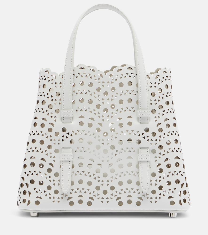 alaïa mina 20 vienne leather top-handle bag