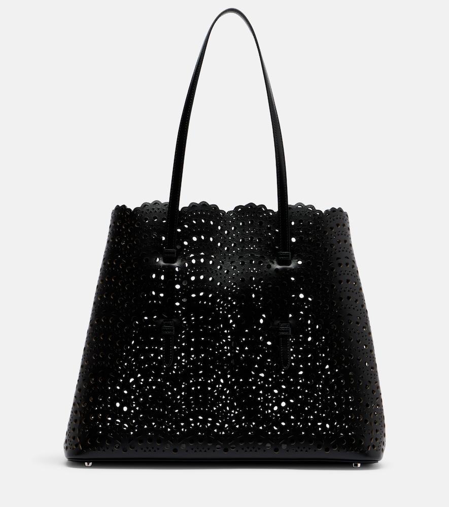 alaïa mina 37 vienne leather tote bag