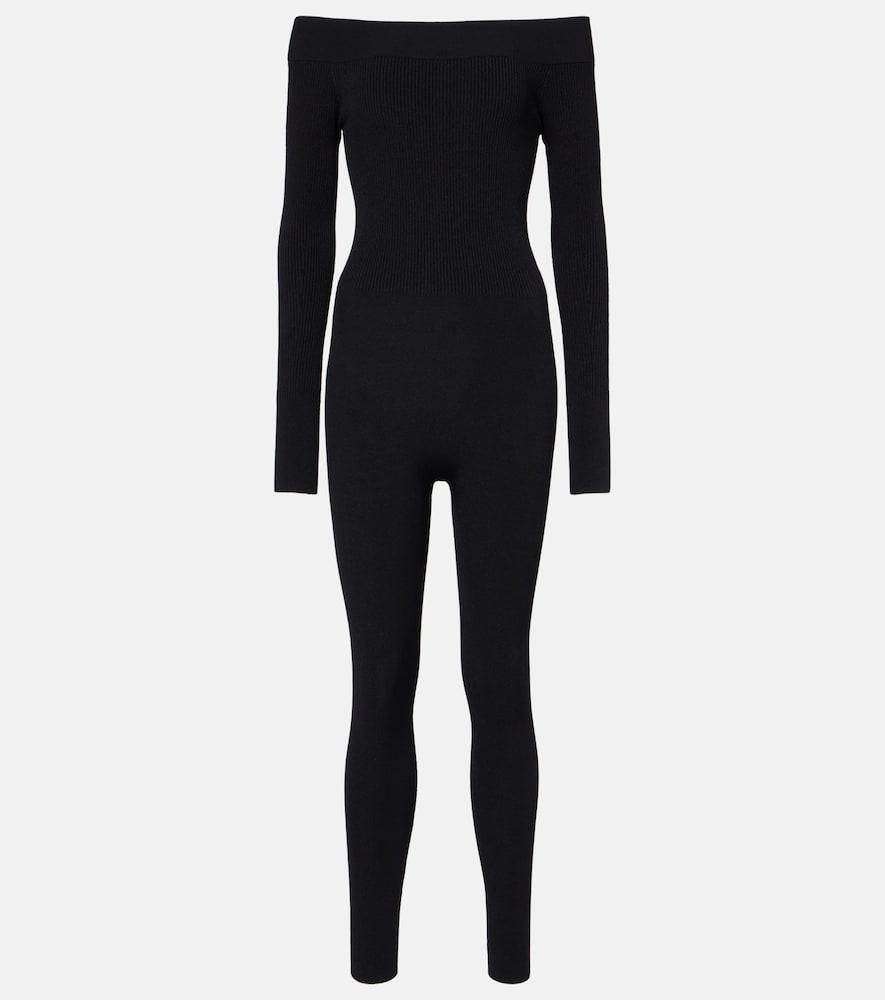 alaïa off-shoulder catsuit