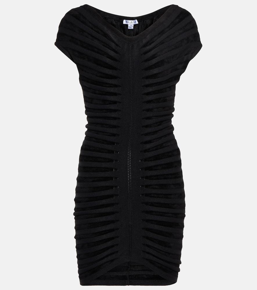 alaïa off-shoulder minidress