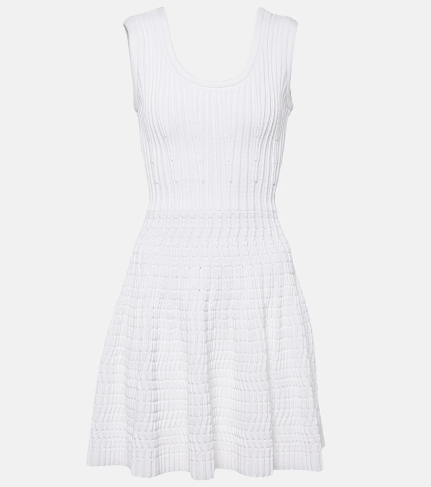 alaïa pointelle minidress