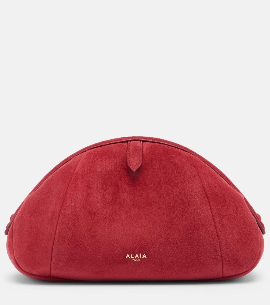 alaïa purse small suede clutch