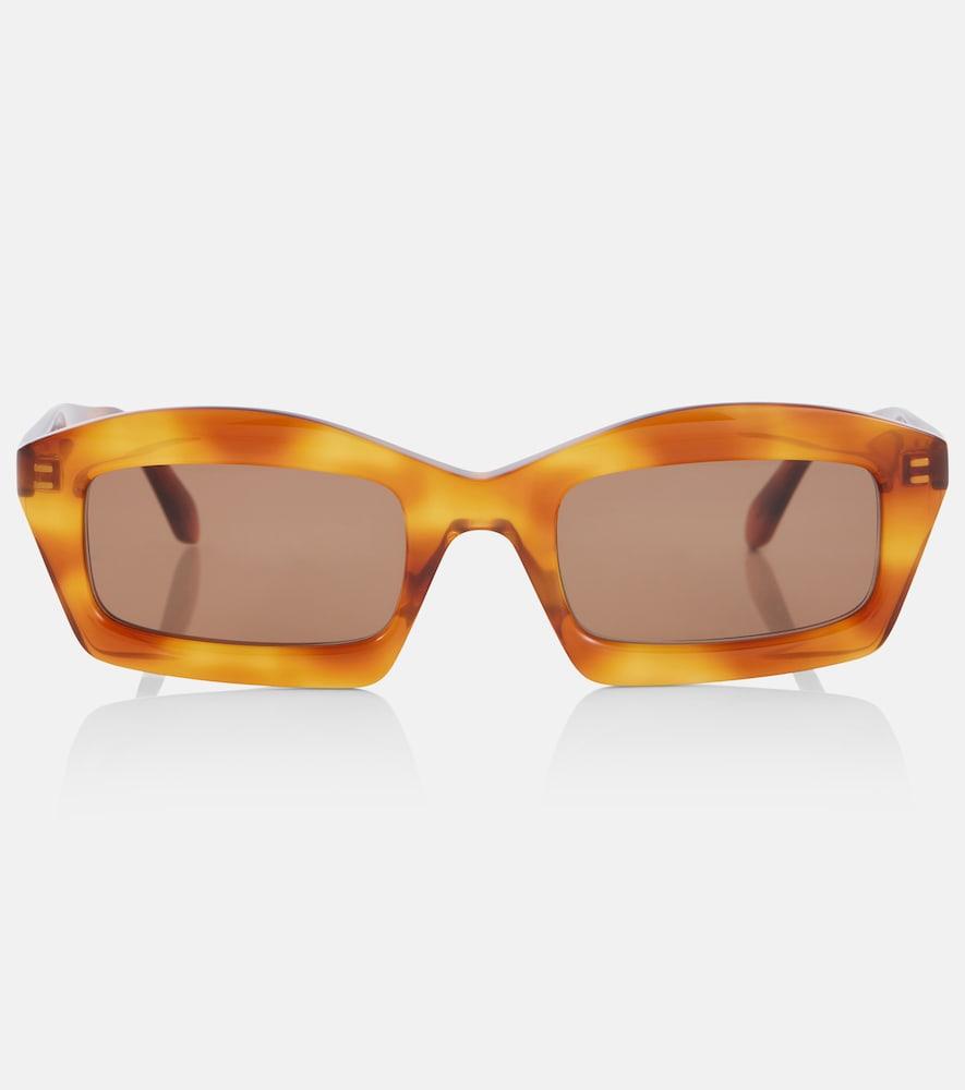 alaïa rectangular sunglasses