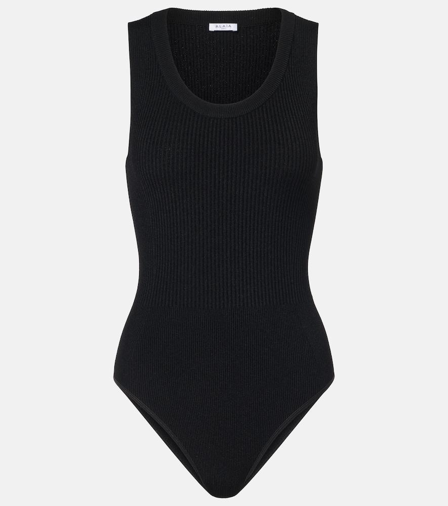 alaïa ribbed-knit bodysuit