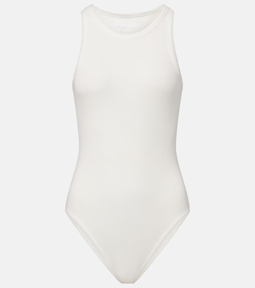 alaïa ribbed-knit bodysuit