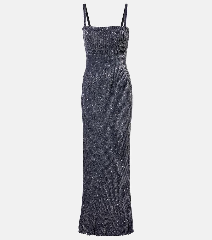 alaïa sequined gown