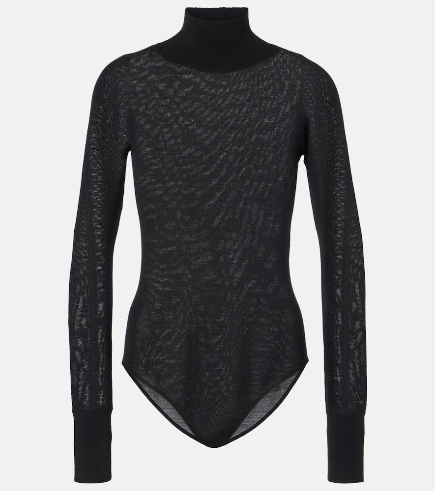 alaïa sheer bodysuit