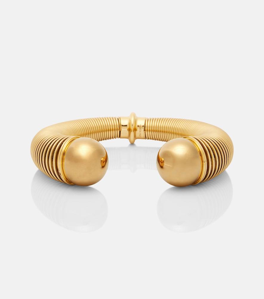 alaïa spiral embellished bracelet