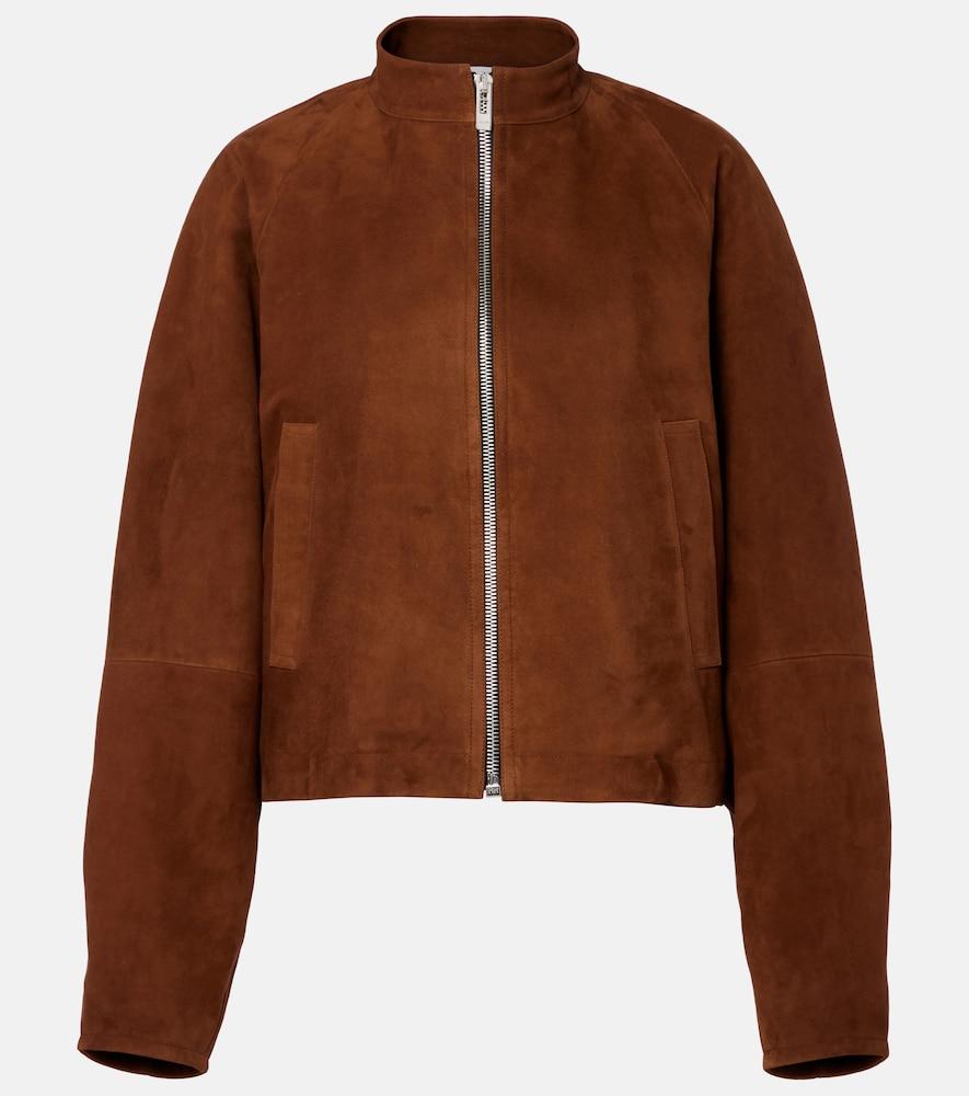alaïa suede jacket