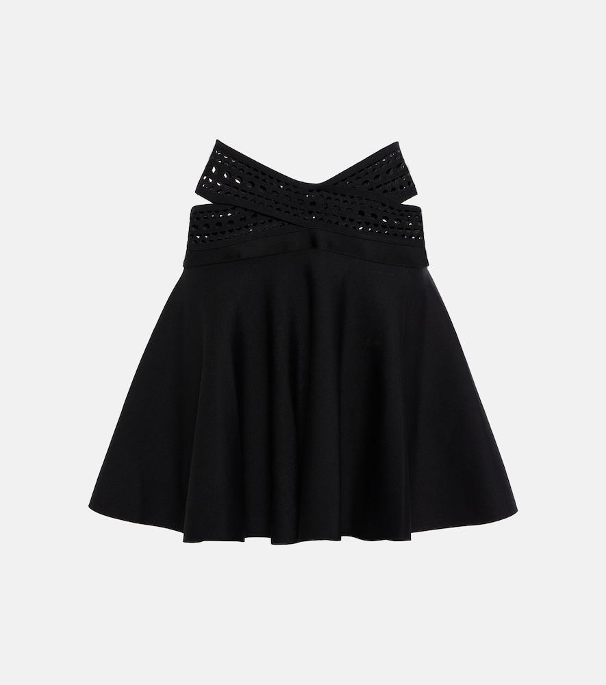 alaïa vienne high-rise miniskirt