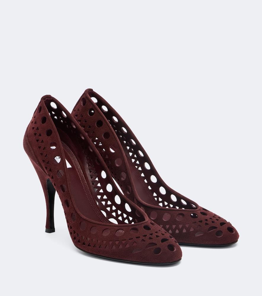 alaïa vienne suede pumps