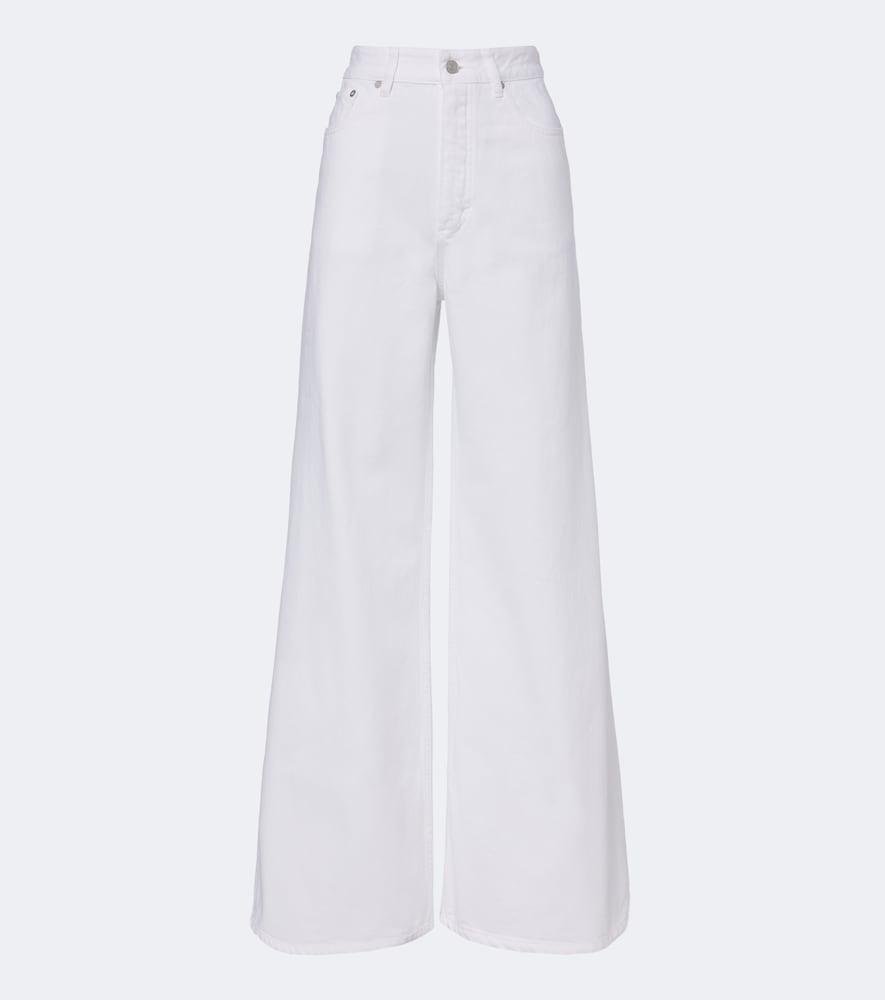 alaïa wide-leg jeans