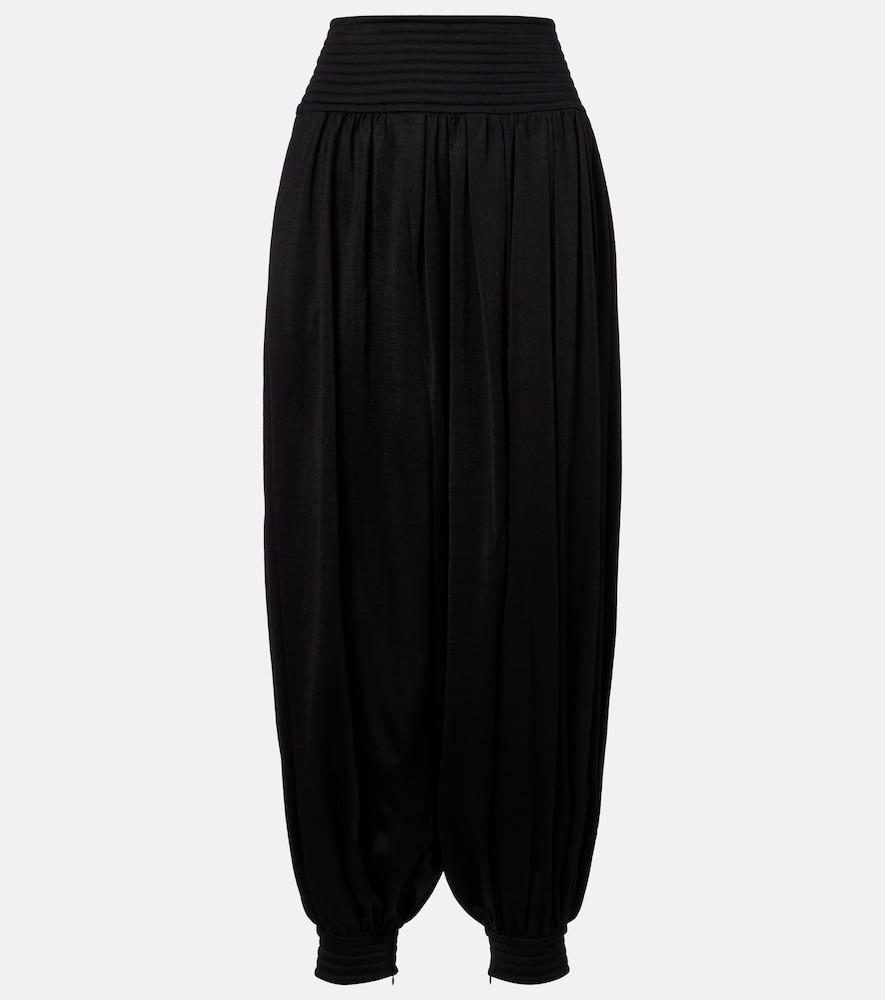alaïa wool-blend balloon pants