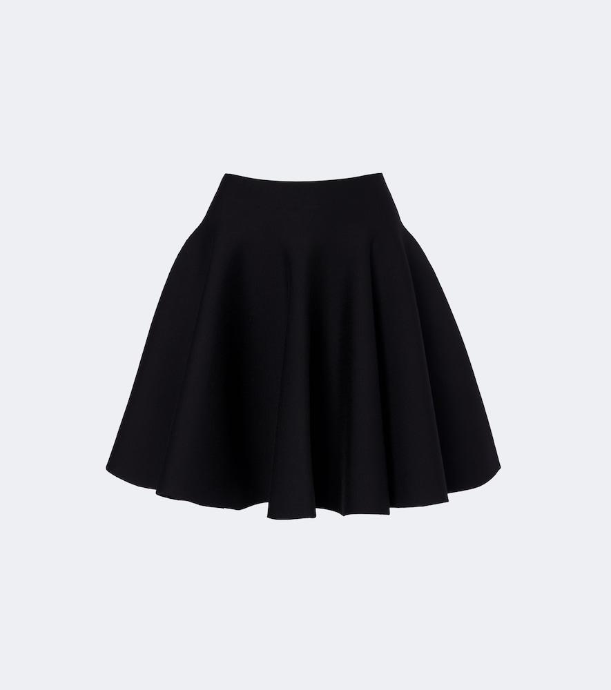 alaïa wool-blend miniskirt