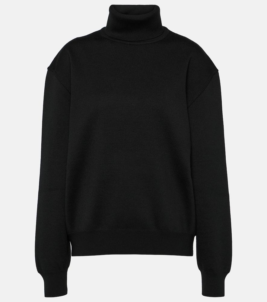alaïa wool-blend turtleneck sweater
