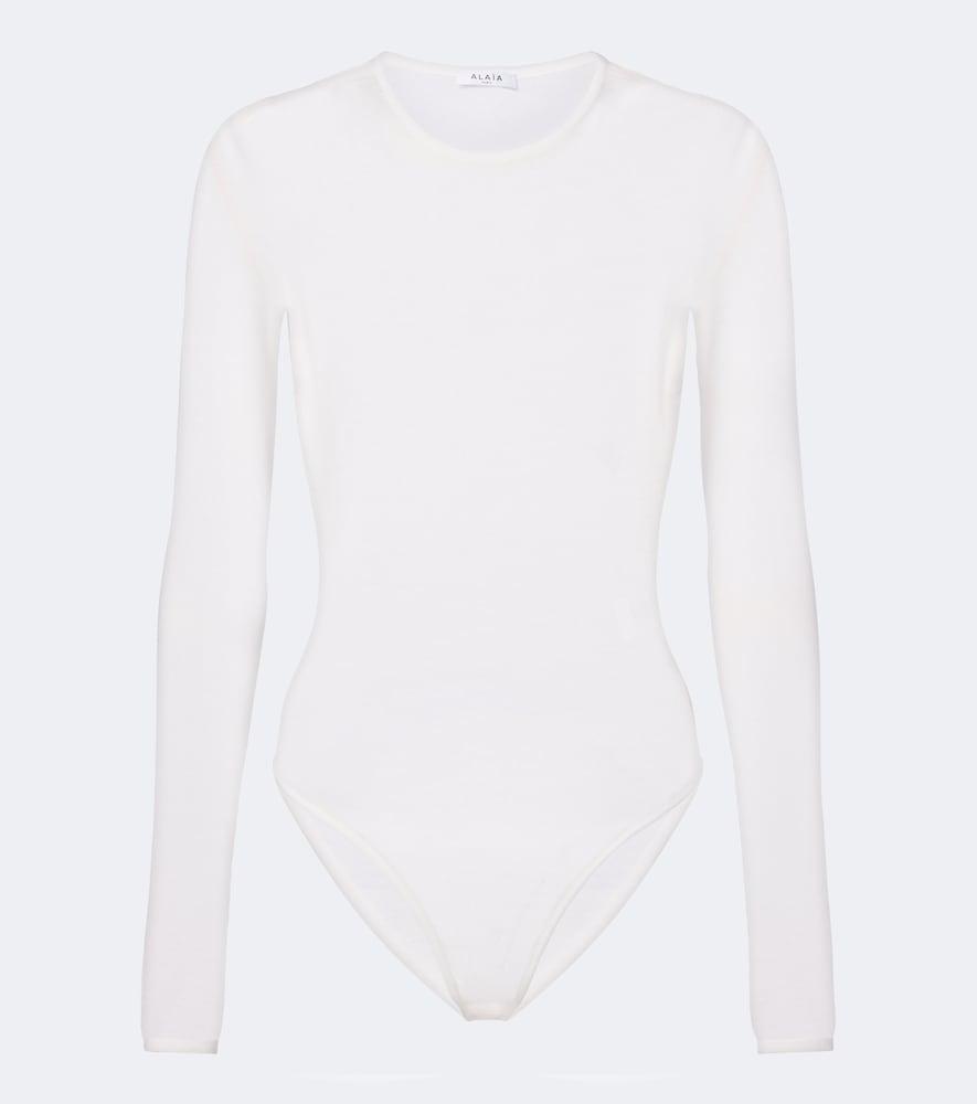 alaïa wool bodysuit