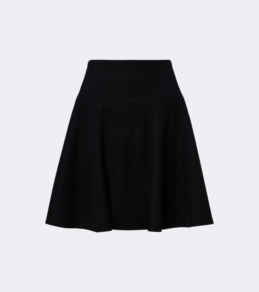 alaïa wool miniskirt