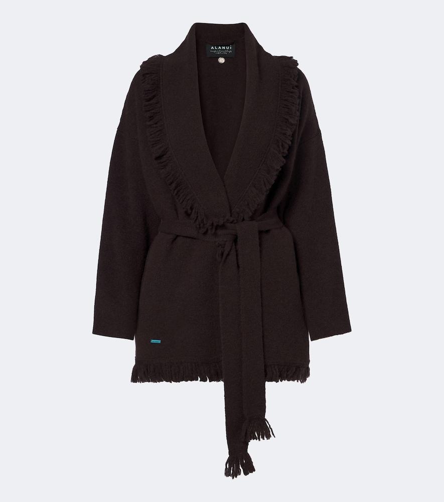 alanui finest cashmere and silk-blend cardigan