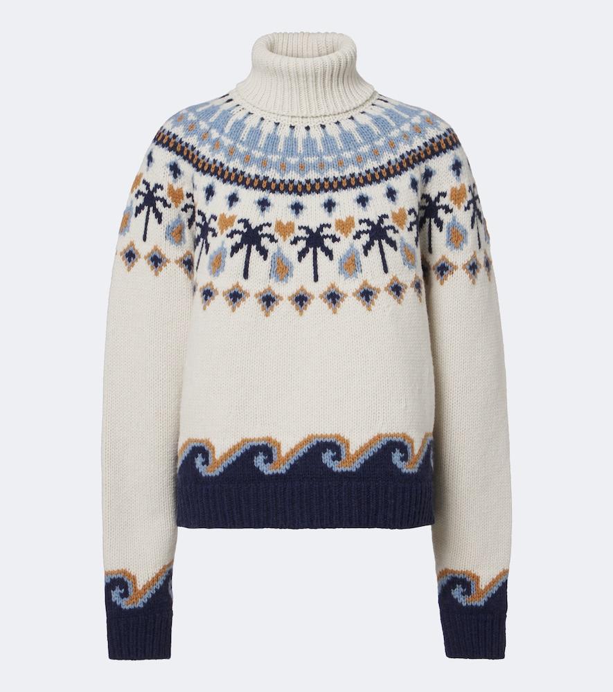 alanui sweet winter virgin wool turtleneck sweater