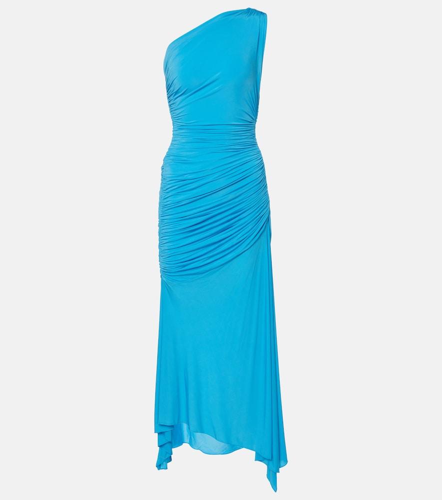 alex perry gathered jersey cocktail dress