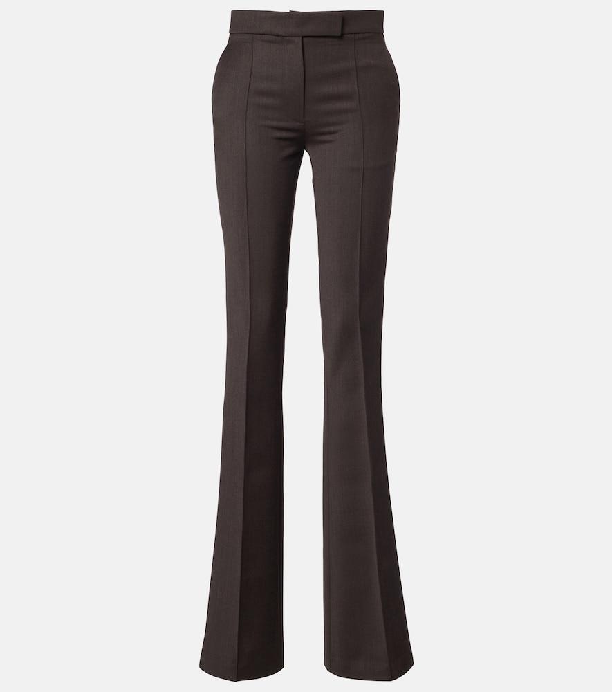 alex perry high-rise flared pants