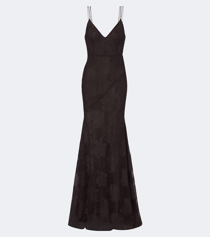 alex perry lace gown