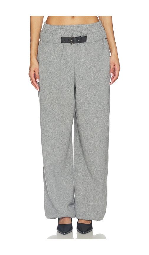 alexander wang belted sweatpant in grey. - size s (also in xs)