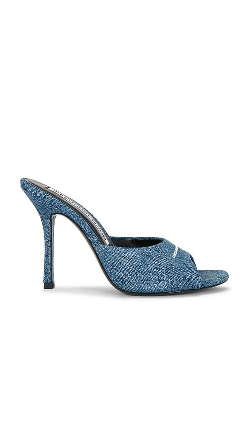 alexander wang cher 105mm mule in blue. - size 38 (also in 39, 40, 41)