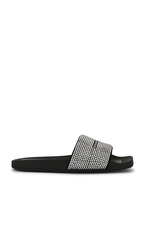 alexander wang hotfix pool slide in black. - size 36 (also in 39, 40)