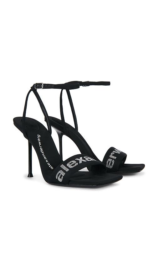 alexander wang julie billboard 105mm sandal in black. - size 35 (also in 36, 38)