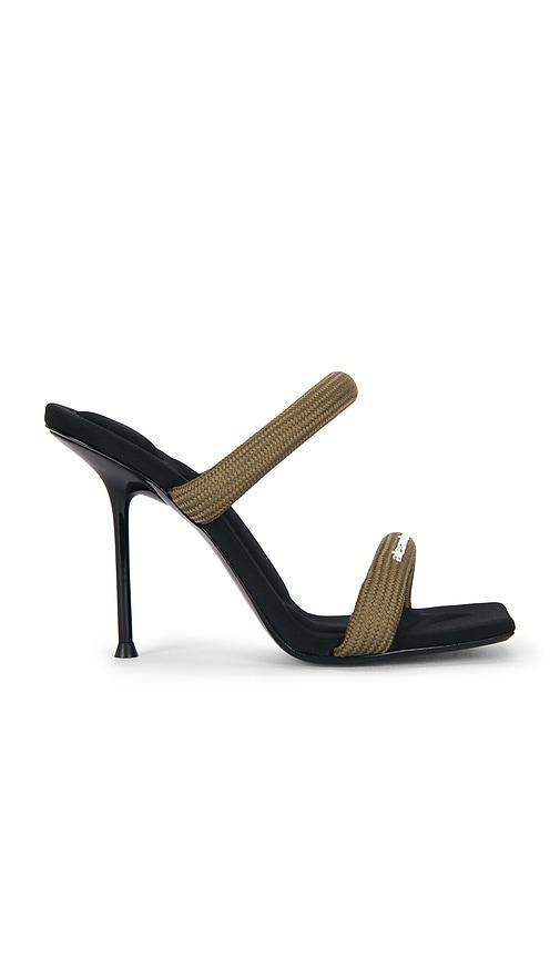 alexander wang julie tubular webbing sandal in sage. - size 36 (also in 37, 38, 39, 41)