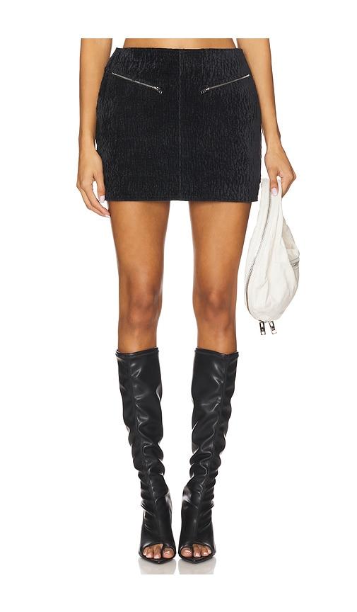 alexander wang low rise mini skirt in black. - size 0 (also in 2, 4)