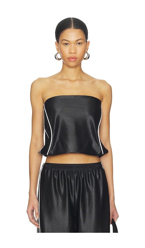 alexander wang strapless bubble top in black. - size 2 (also in 4)