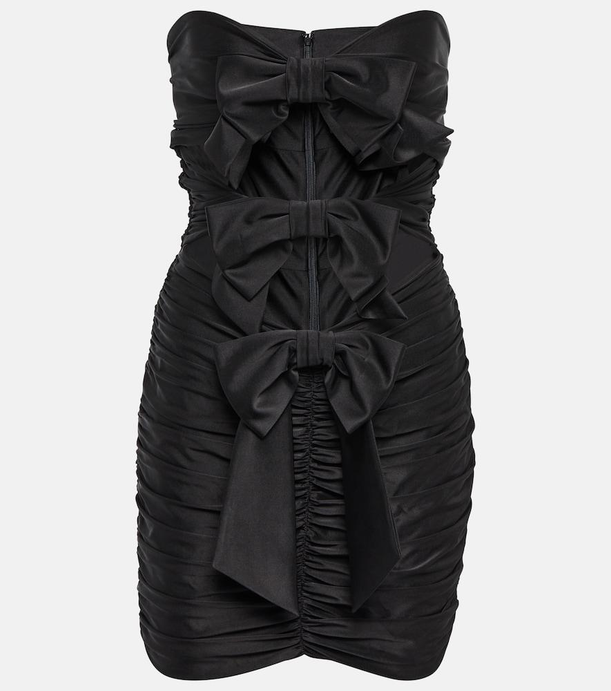 alexandre vauthier strapless jersey minidress