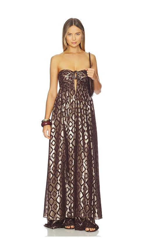 alexis izza top in brown. - size l (also in m, xl)