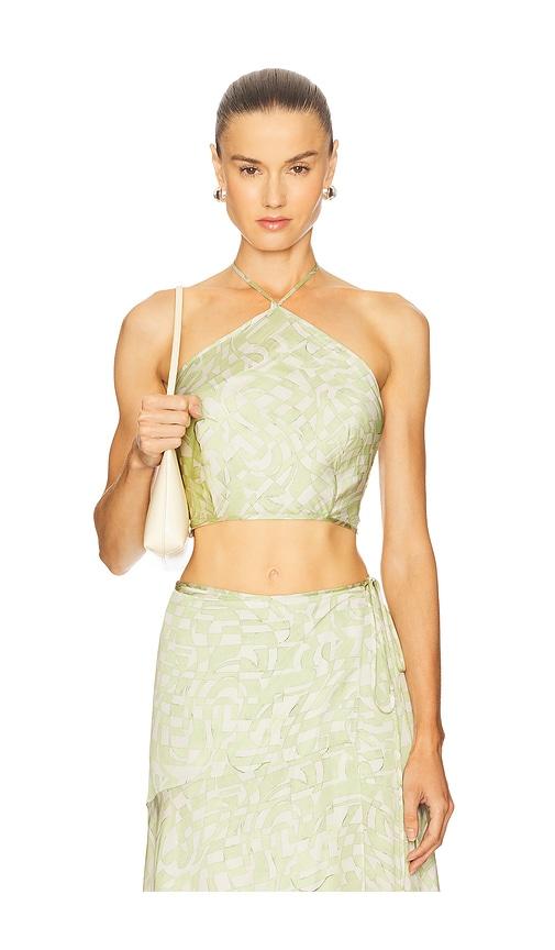 alexis nali top in sage. - size l (also in m, s, xs)