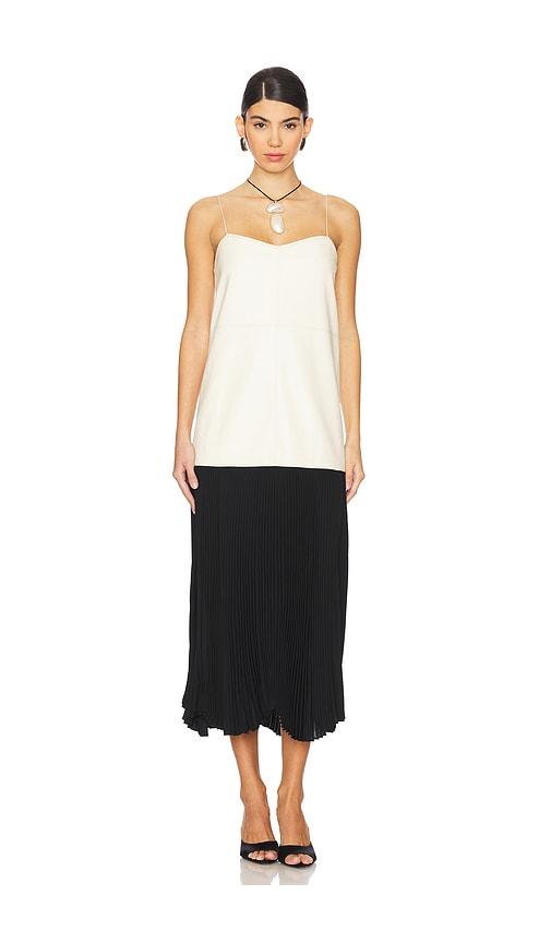 alexis piatta dress in black,white. - size m (also in s)
