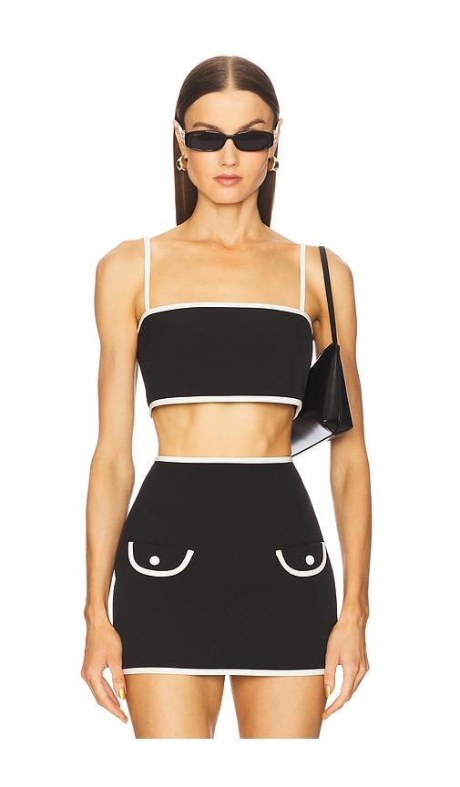 alexis simi top in black. - size l (also in m, s)