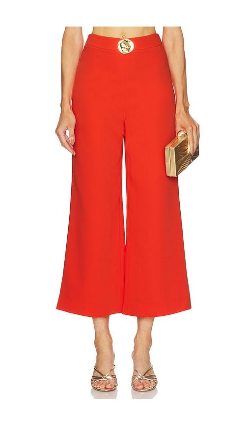 alexis spargi pant in red. - size l (also in m, s, xs)