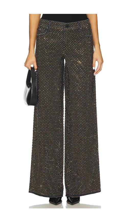 alice + olivia amazing baggy jean in black. - size 25 (also in 26, 27, 28)