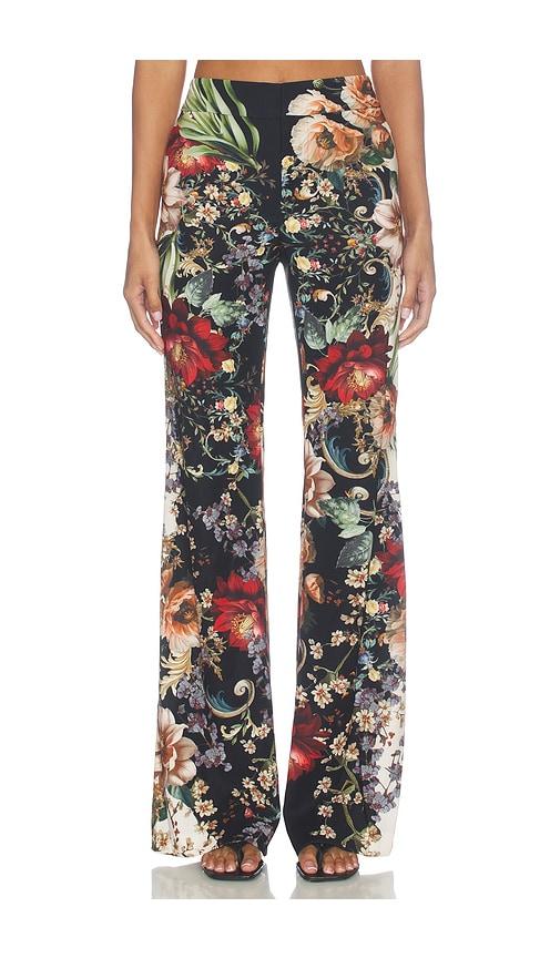 alice + olivia andrew mr bootcut slim pant in multi. - size 2 (also in 4)