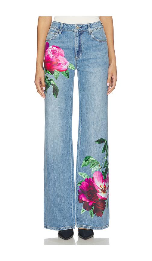 alice + olivia chic full length jean in blue. - size 25 (also in 29, 30)