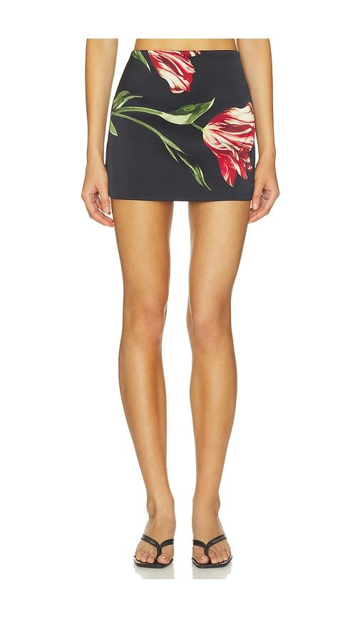 alice + olivia rubi micro skirt in black. - size 0 (also in 2, 4, 8)
