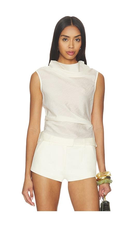 aligne dana sheer top in white. - size 4 (also in 6, 8)