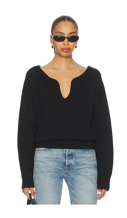 aligne dominique jumper in black. - size m (also in s, xs)